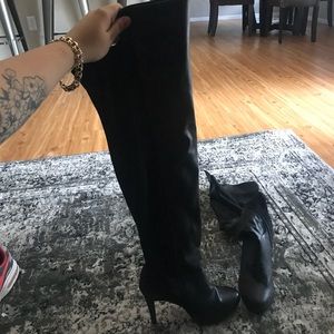 Costume knee high boots